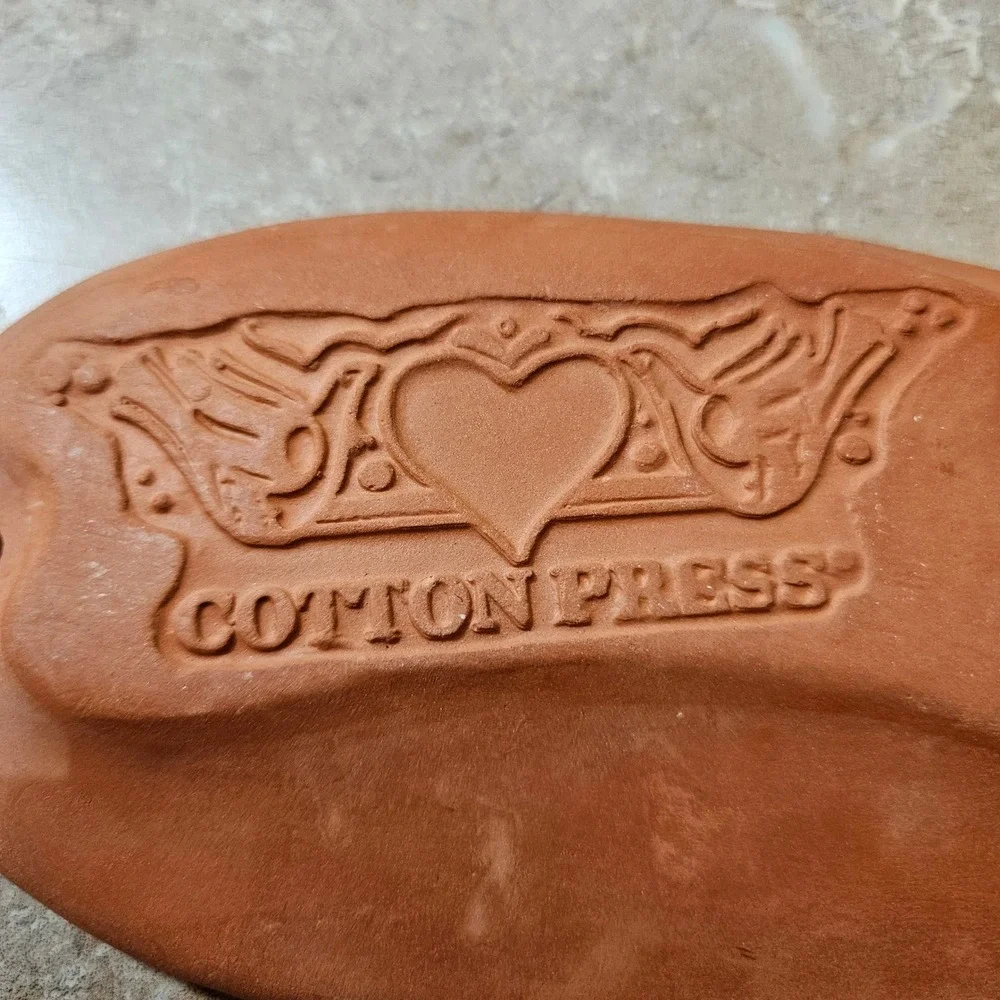 Cotton Press Angel Ornament Terracotta‎ Angel Mold cookie Press Religious Art